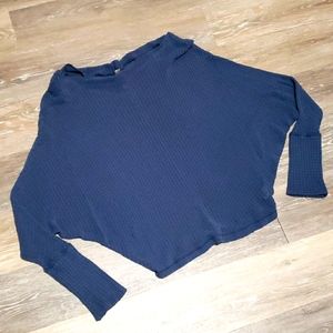 Free People Waffle Knit Shirt